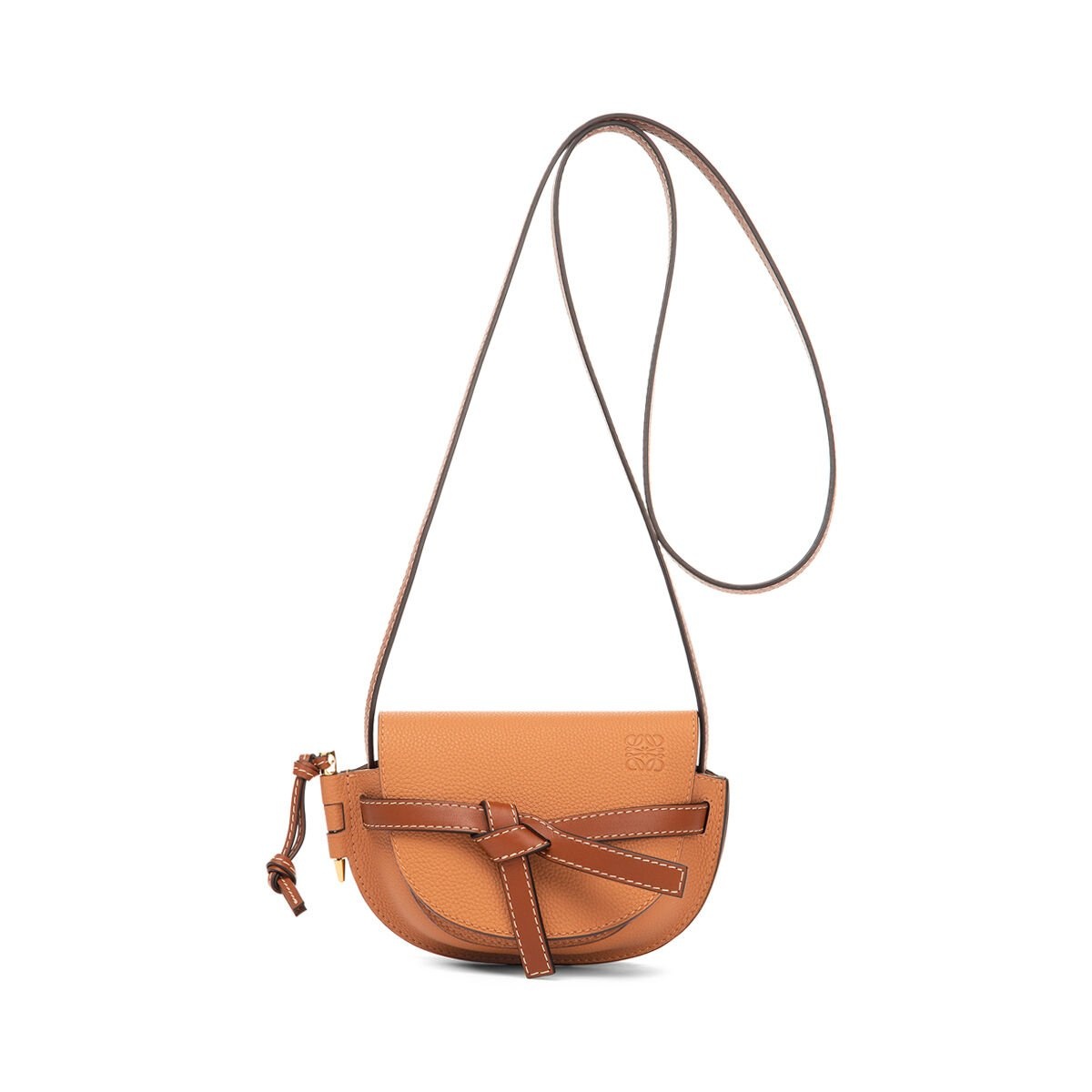 Mini Gate bag in soft grained calfskin - 5