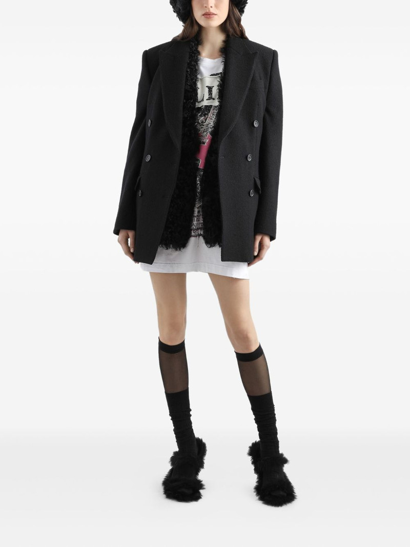 Dolce & Gabbana hooded shearling gilet outlook