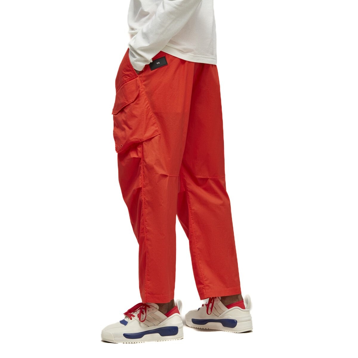 Ripstop Tracksuit Bottoms in Red - 2