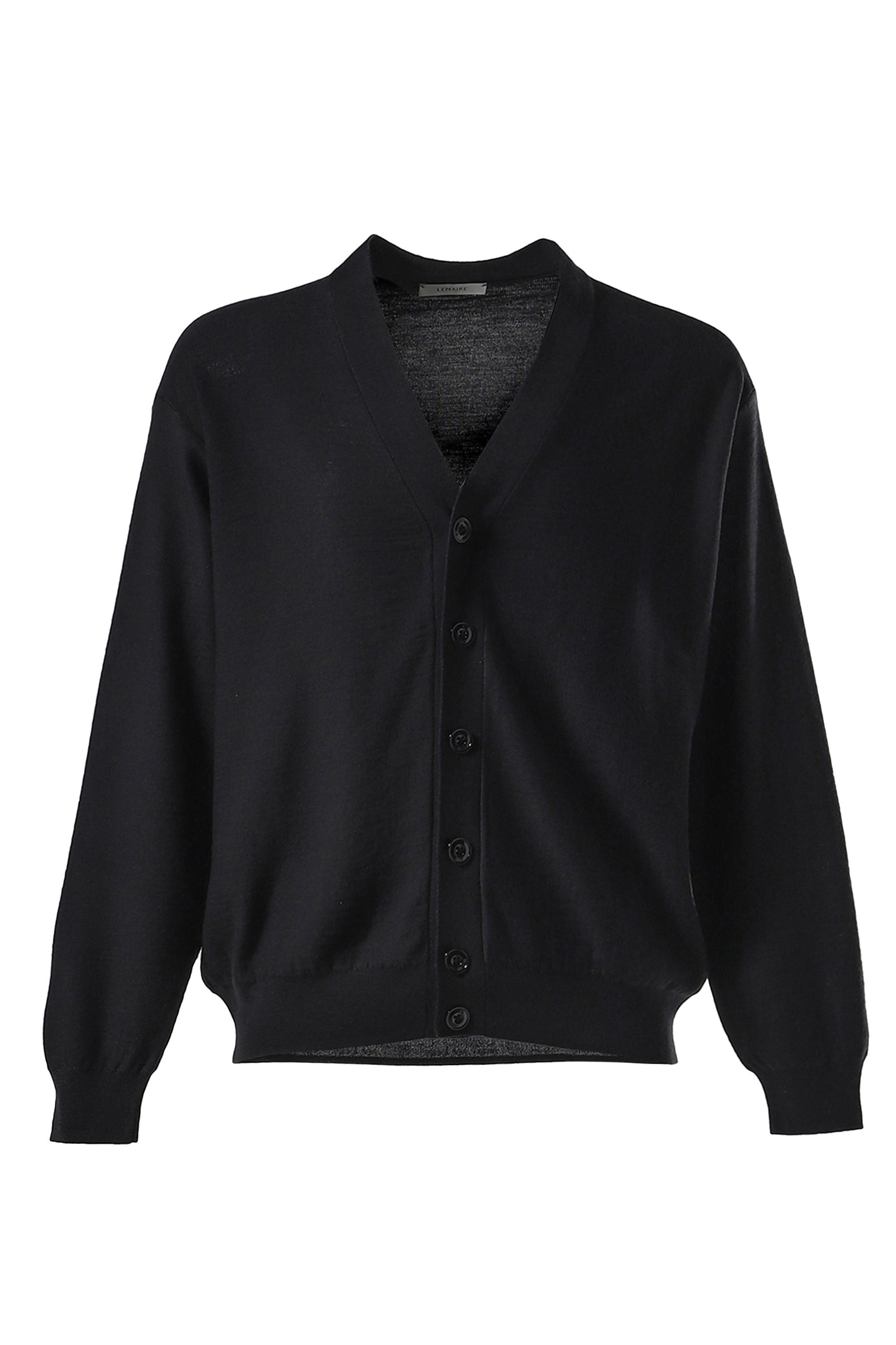 RELAXED TWISTED CARDIGAN / BLK - 5