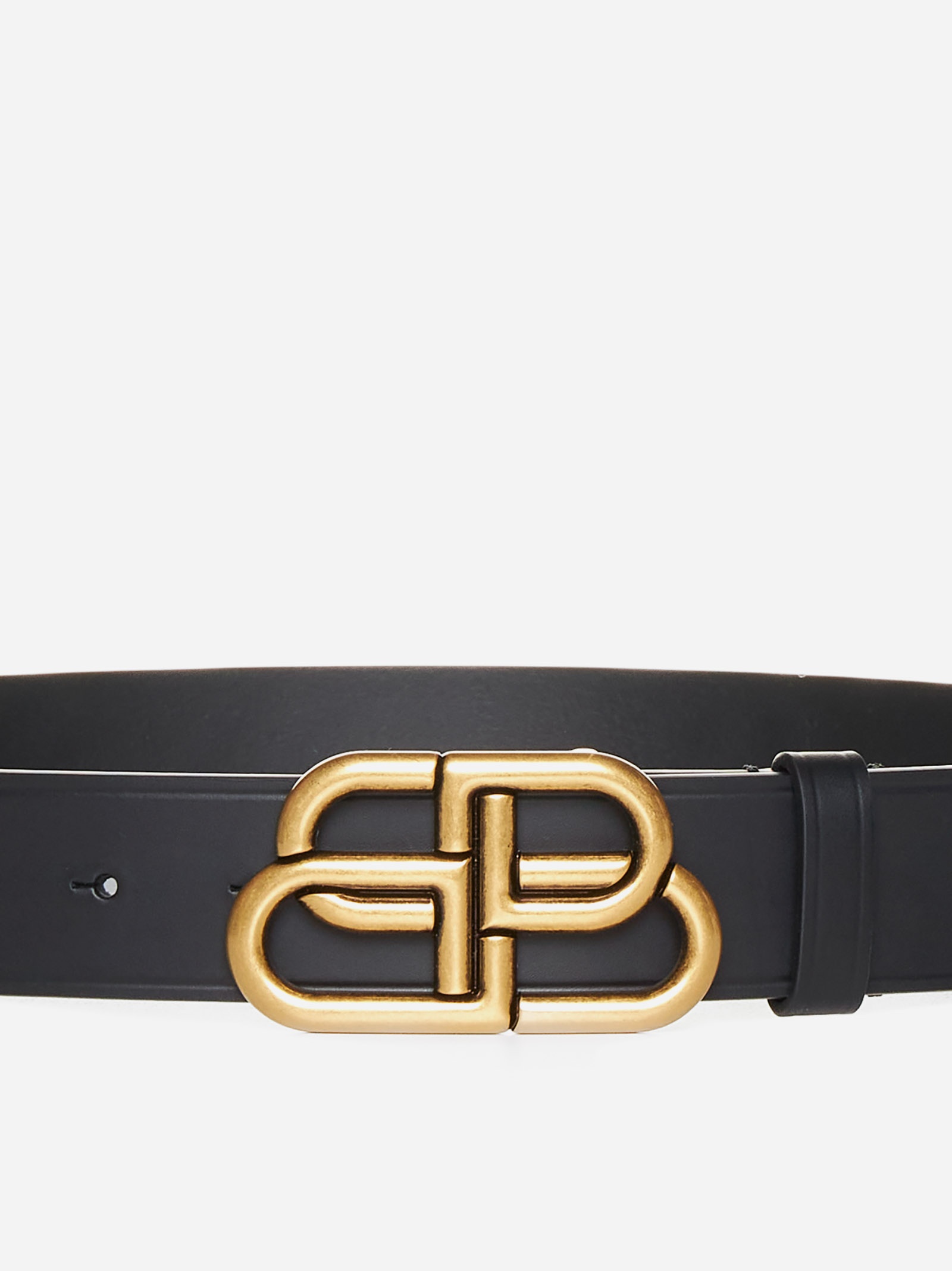 BB buckle leather belt - 2