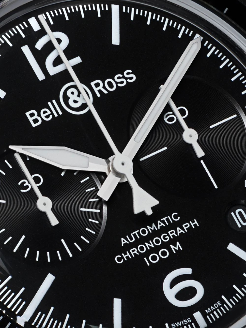 BR V2-94 Black Steel Chronograph - 4