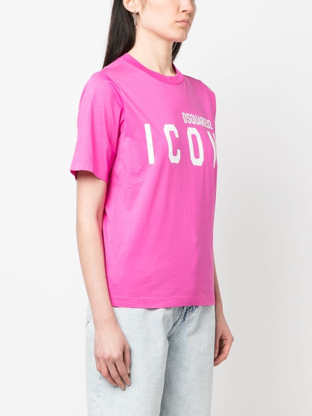 Icon logo-print T-shirt - 3