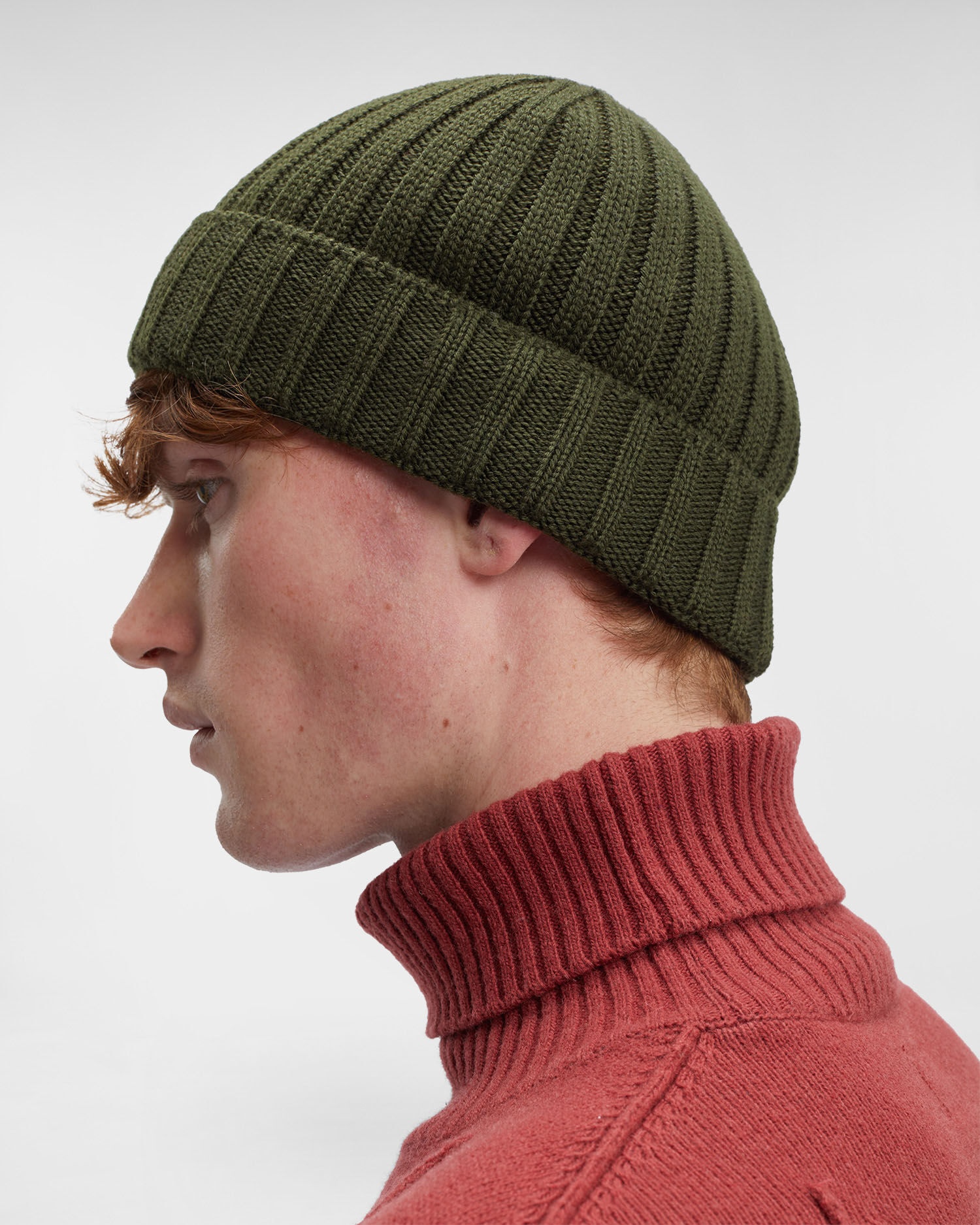 Extra Fine Merino Wool Logo Beanie - 3