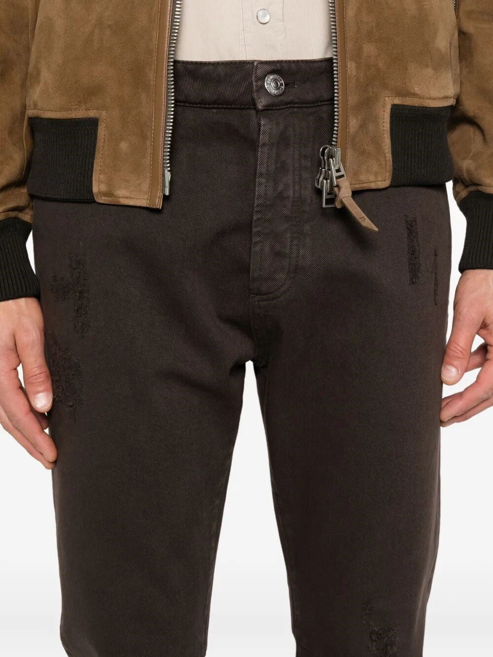 Brunello Cucinelli Men Dyed Denim Pants - 5