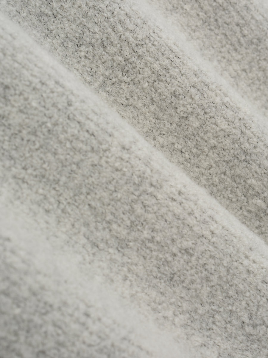 Merino Boucle Polo Hoodie - 3