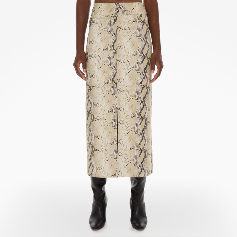 PYTHON-EMBOSSED LEATHER TANK TOP 3