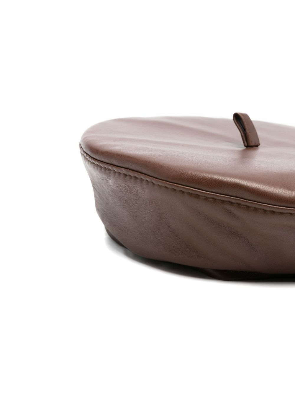 leather beret - 2