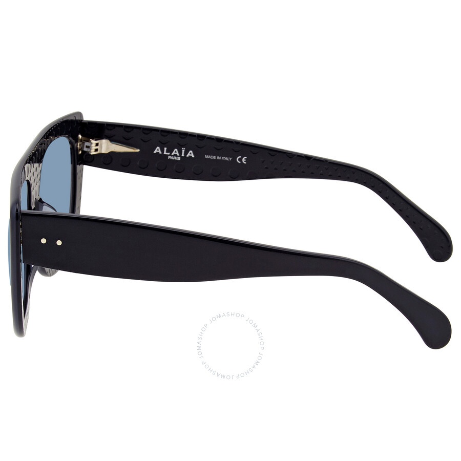 Azzedine Alaia Blue Rectangular Ladies Sunglasses AA0033S-003 55 - 3