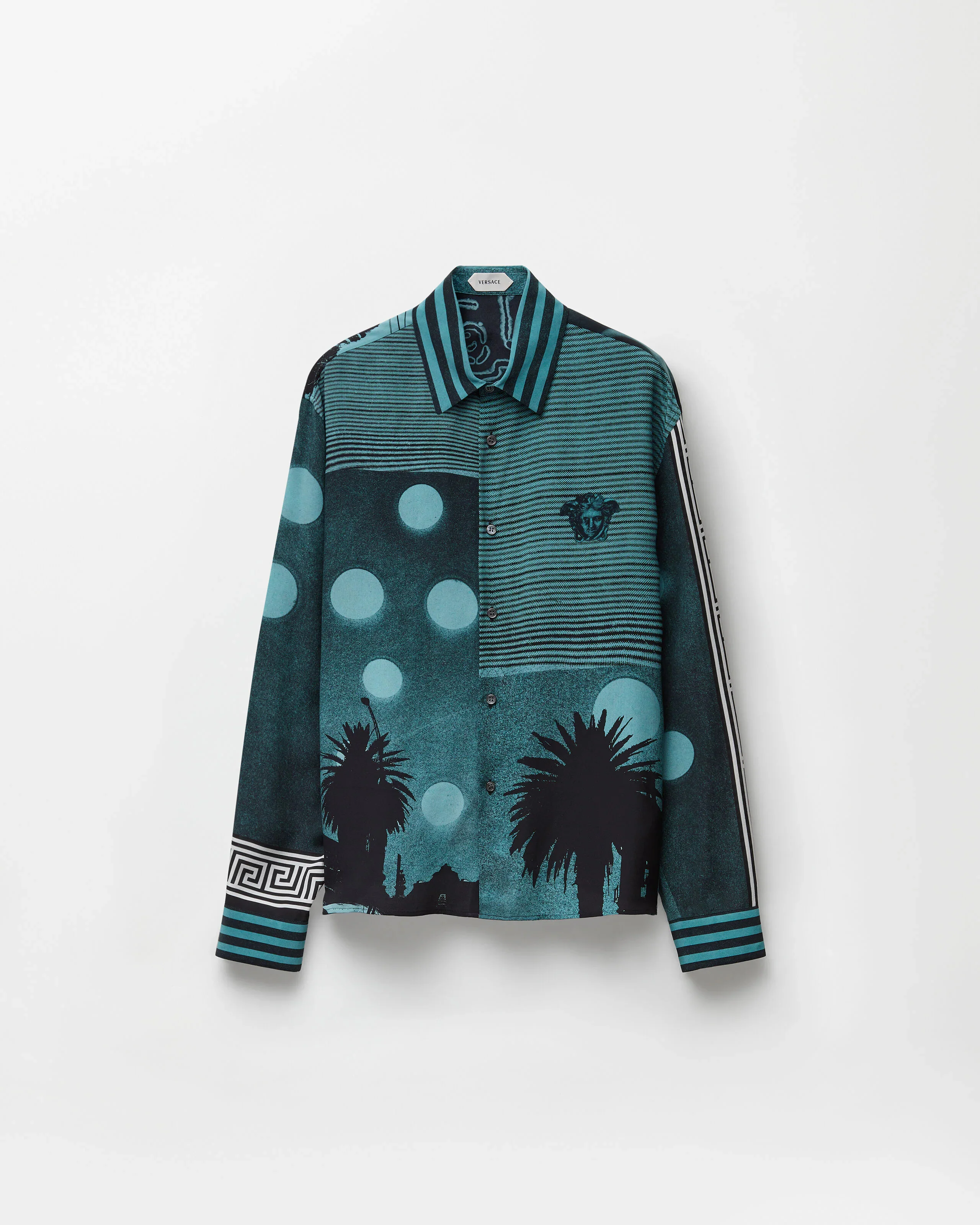 Printed Silk Crêpe De Chine Regular Shirt - 1