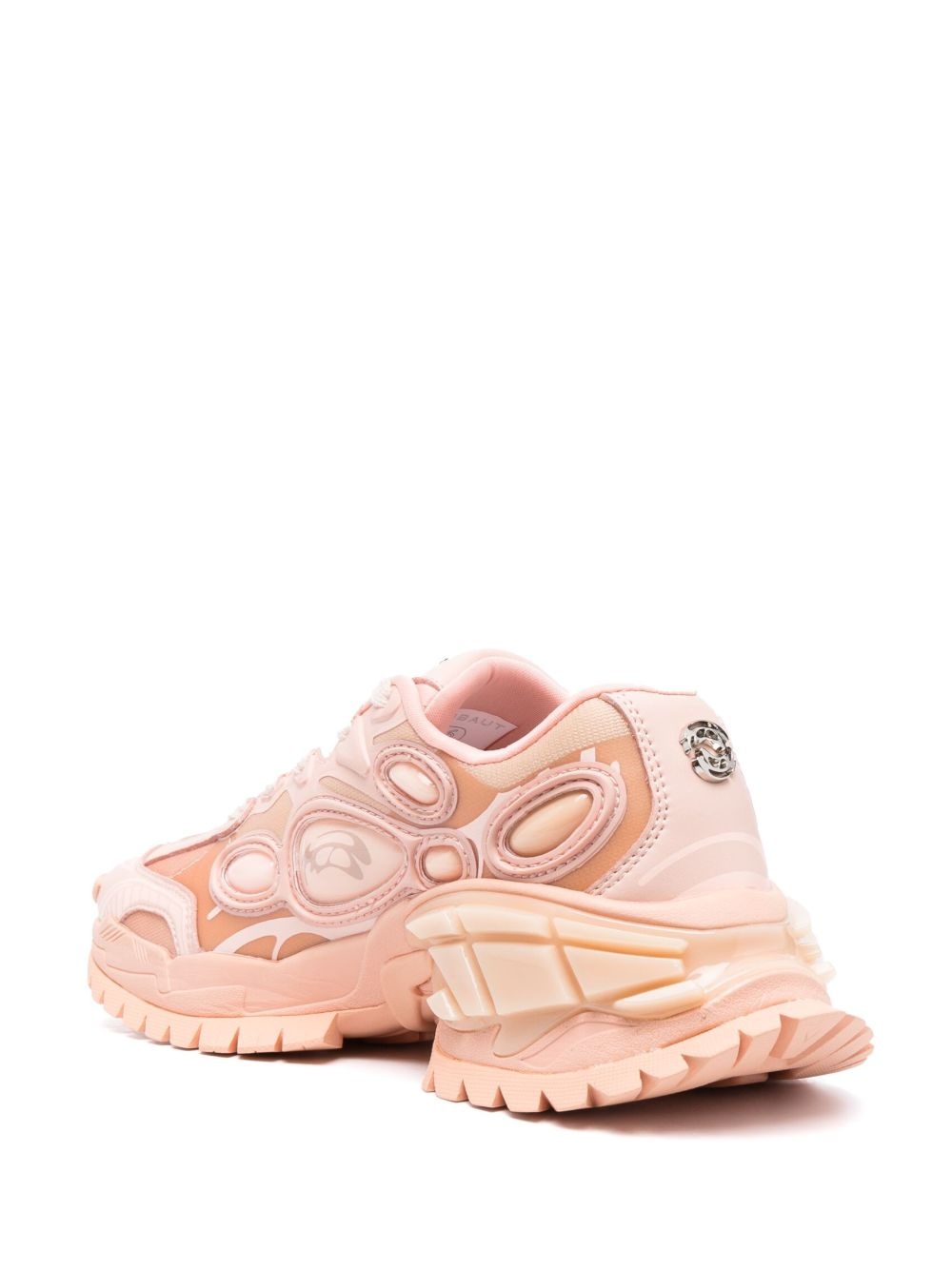 panelled chunky-sole sneakers - 3