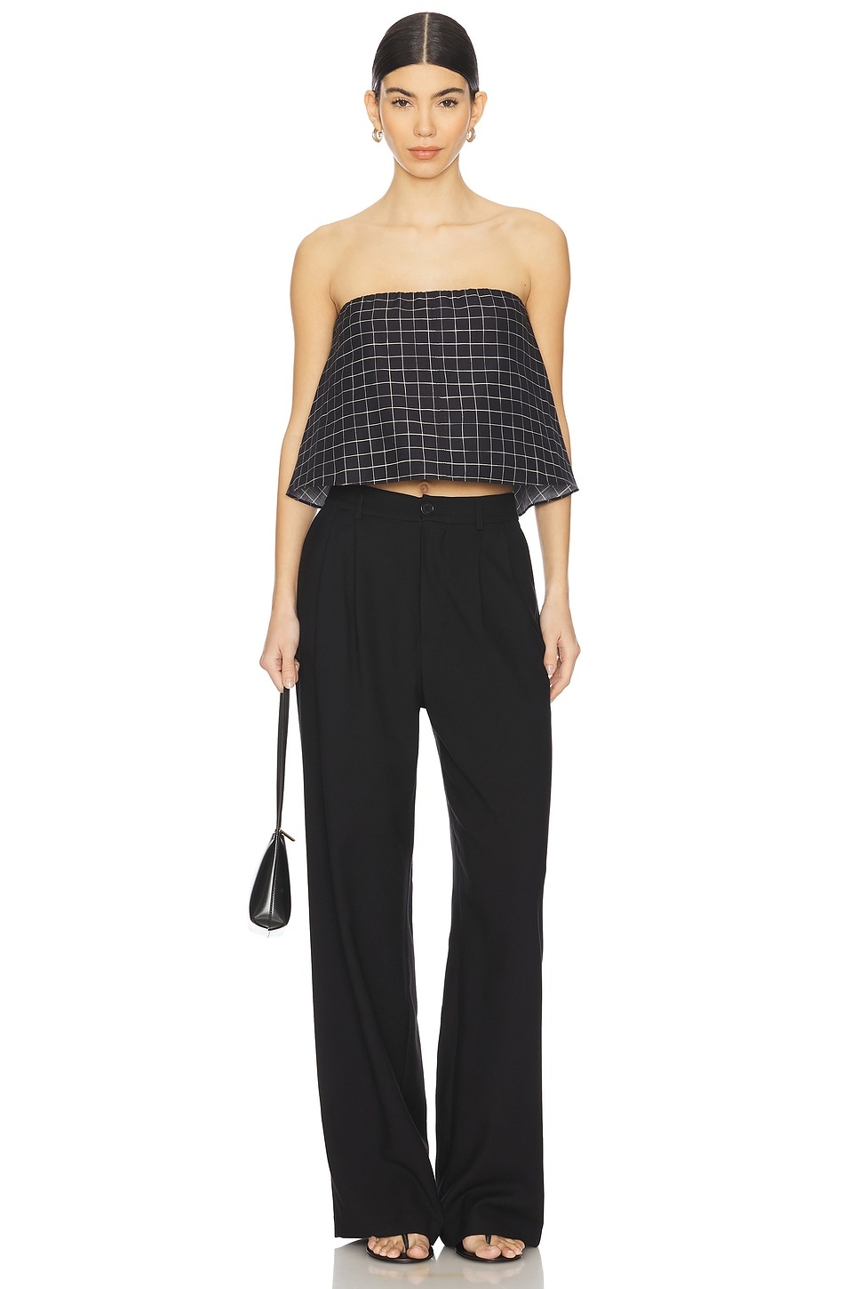 Trellis Strapless Tie Back Top - 5