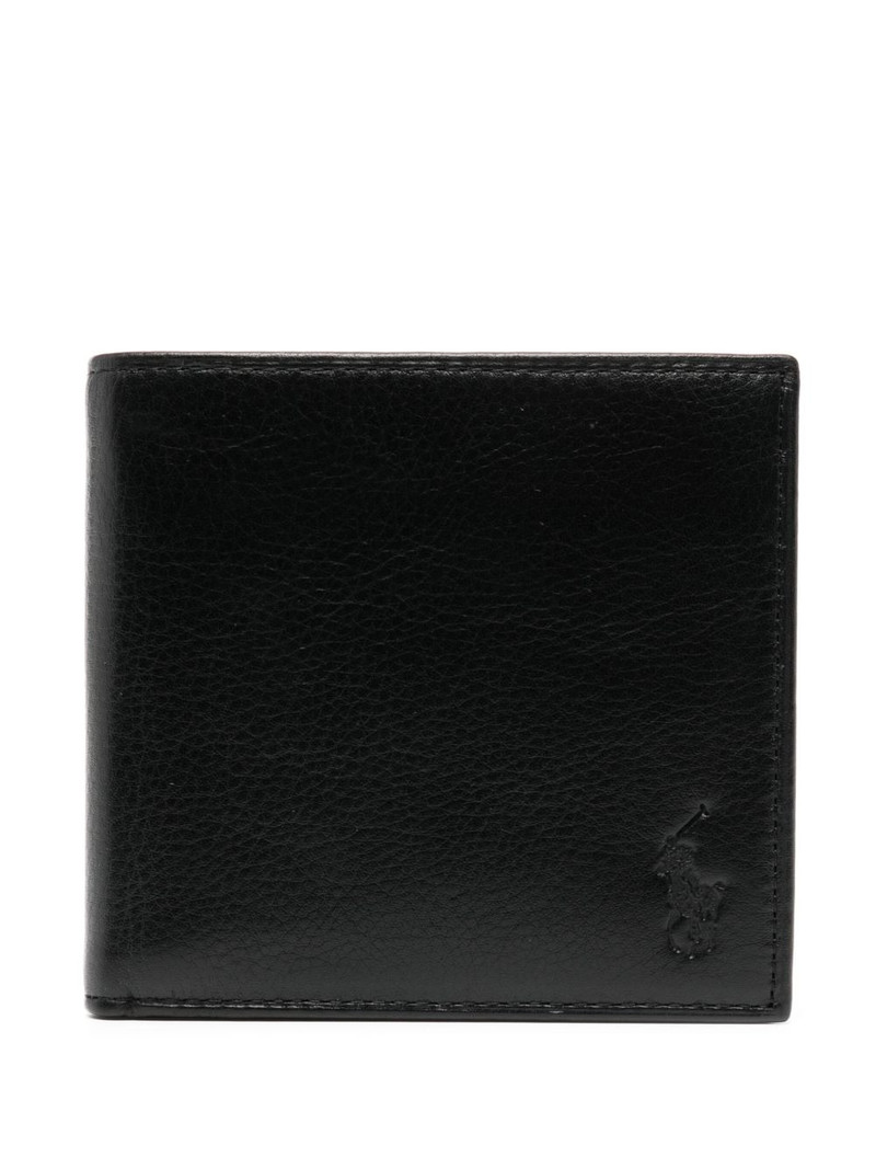 debossed-logo bi-fold wallet 1