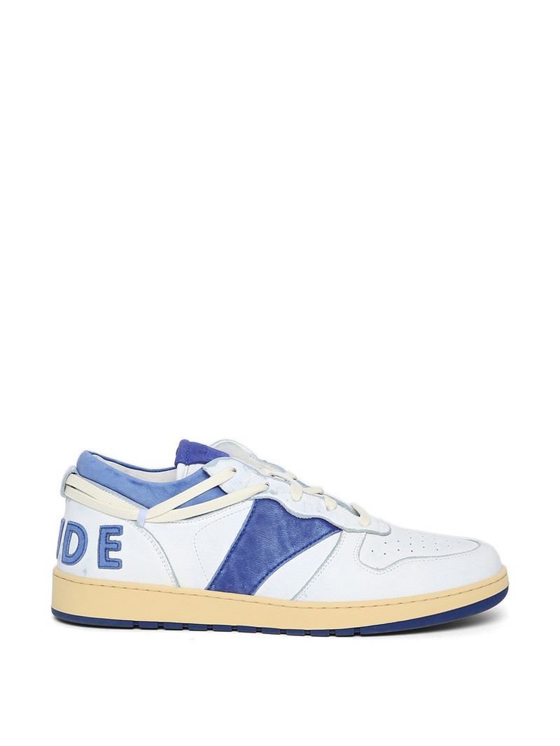 Rhude Classic Rhecess Low Sneaker White And Royal Blue outlook