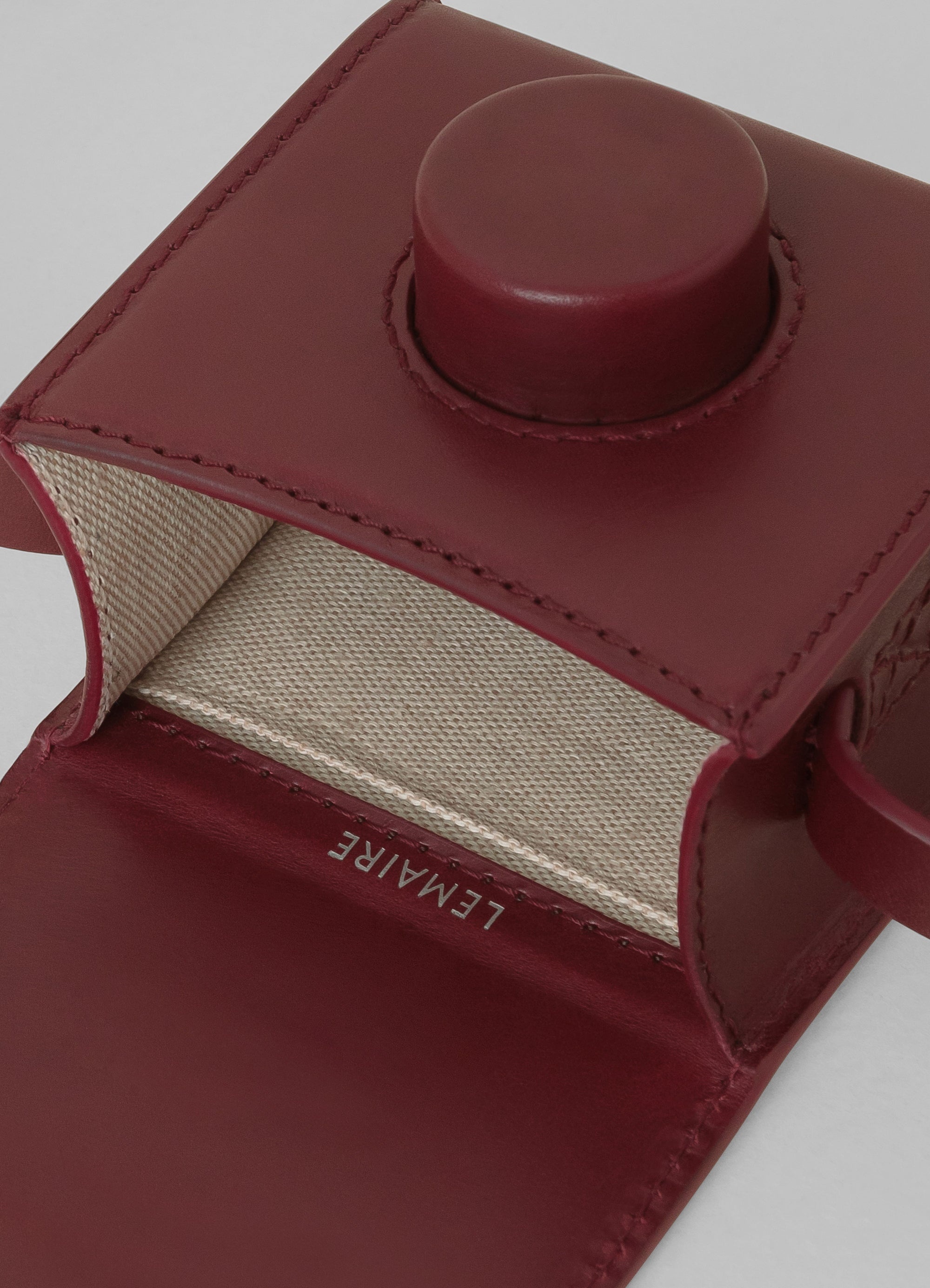 LEMAIRE Brown Mini Camera Bag for Men