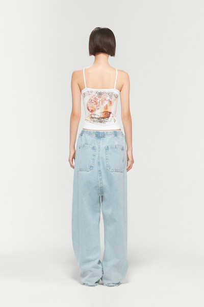Y/Project PINCHED LOGO SOUFFLE JEANS outlook
