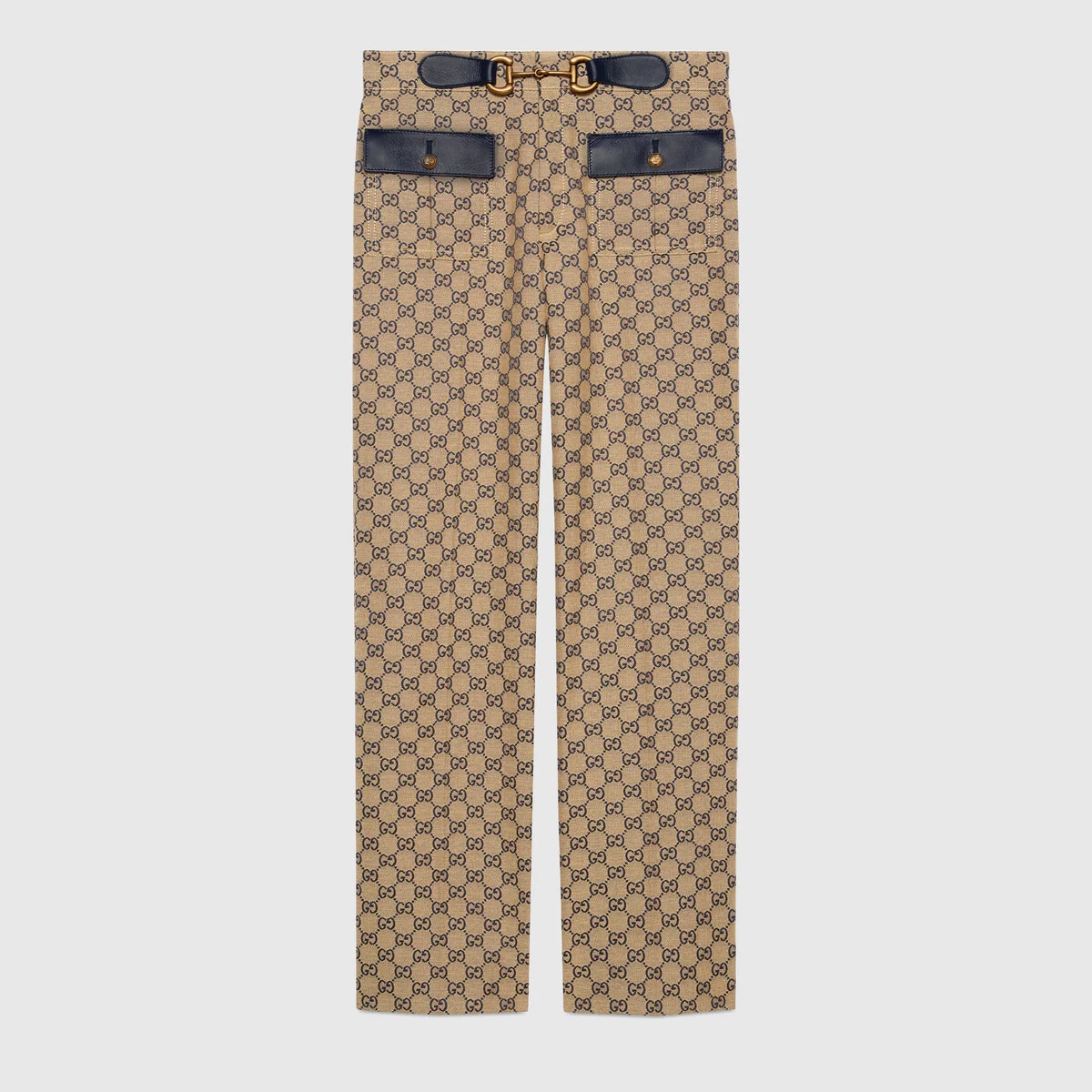 GG canvas pants with Horsebit - 1
