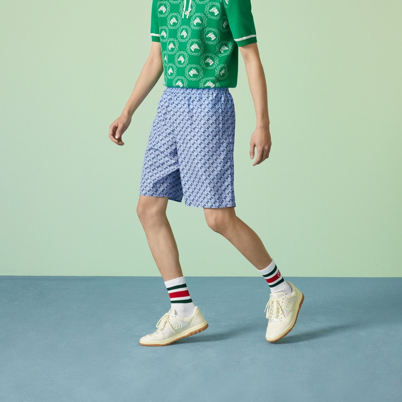 Nylon printed swim shorts 5