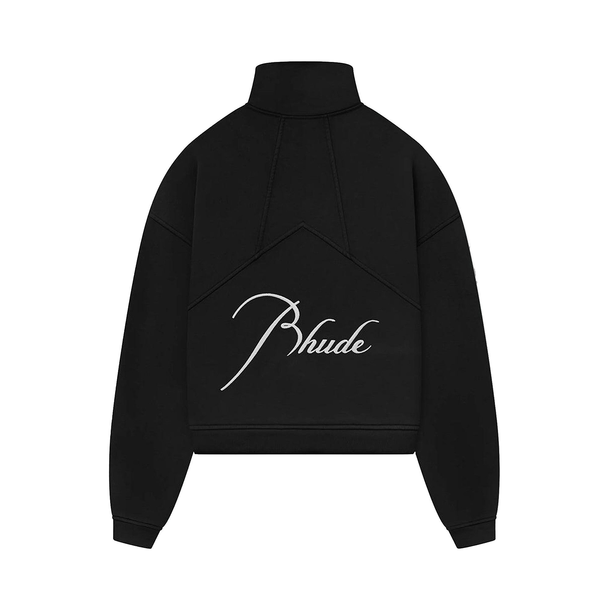 Rhude 1/4 Zip Sweatshirt 'Vintage Black' - 2