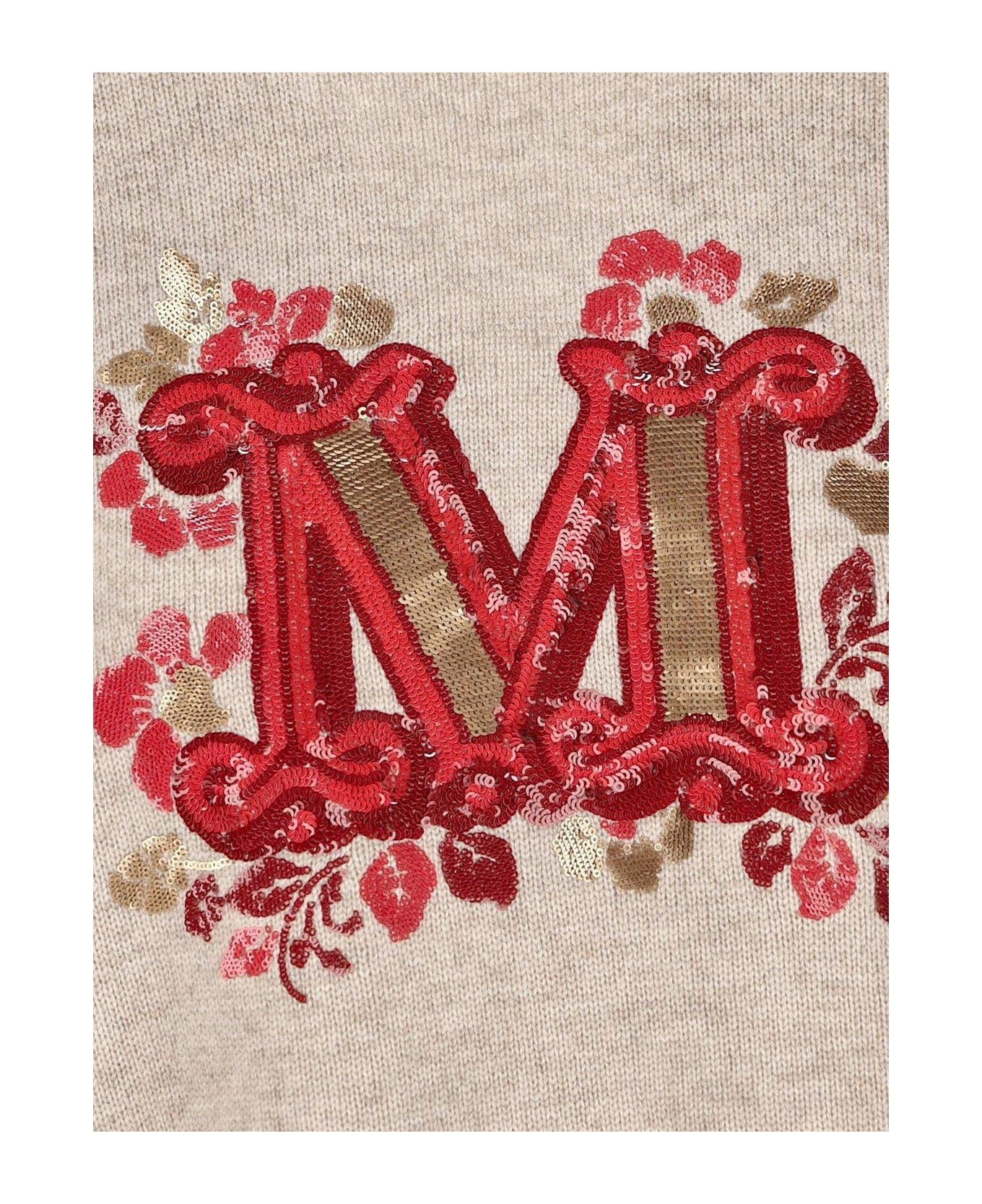 Logo Embellished Crewneck Jumper - 3