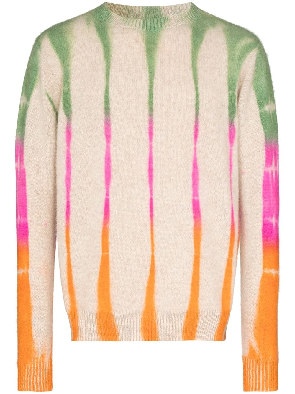 Beetle tie-dye cashmere jumper - 1