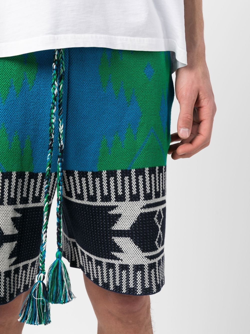 abstract-pattern shorts - 5
