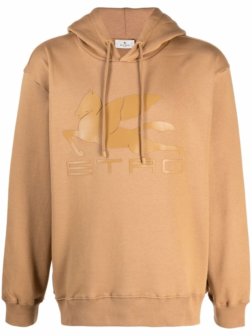 logo-print hoodie - 1