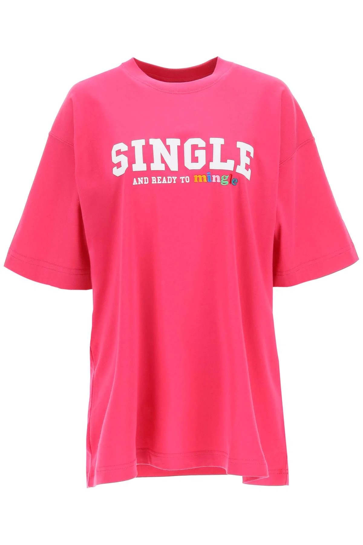 SINGLE AND READY PRINT T-SHIRT - 1