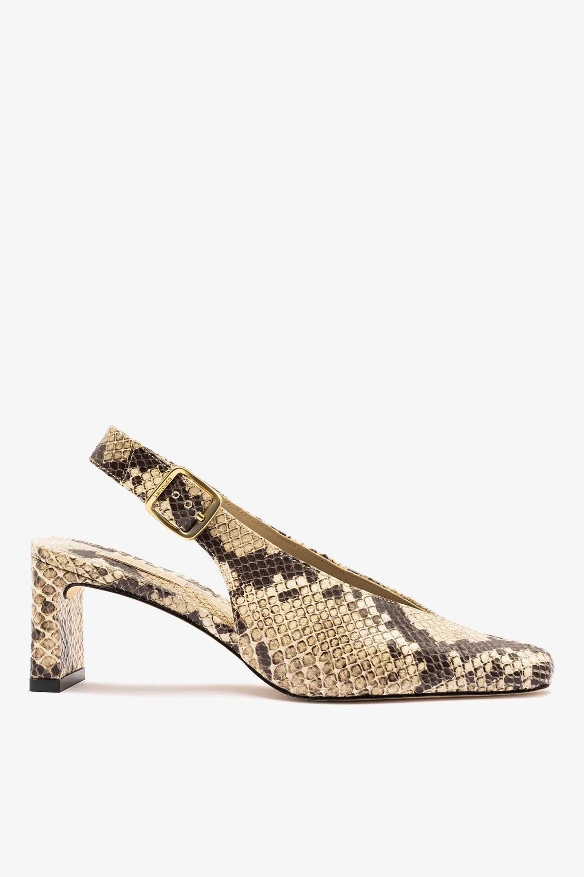 Katie Pump Neutral Snake Leather - 1