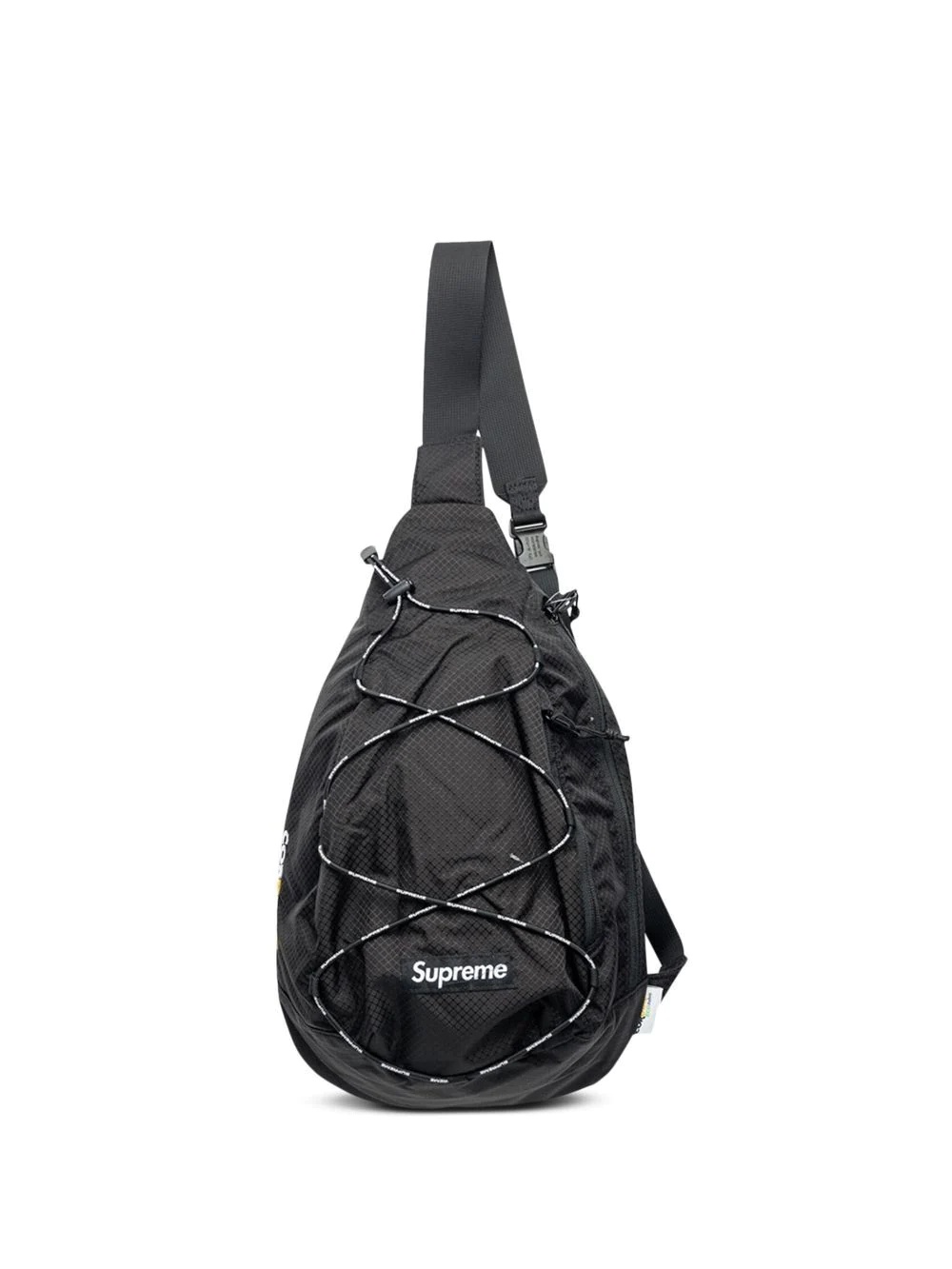 Supreme logo-patch sling bag | REVERSIBLE