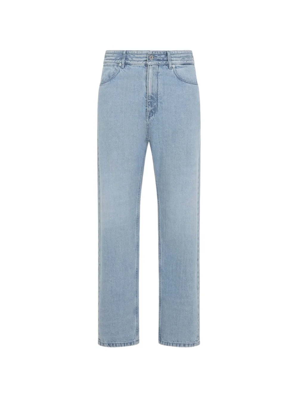 panelled jeans - 1