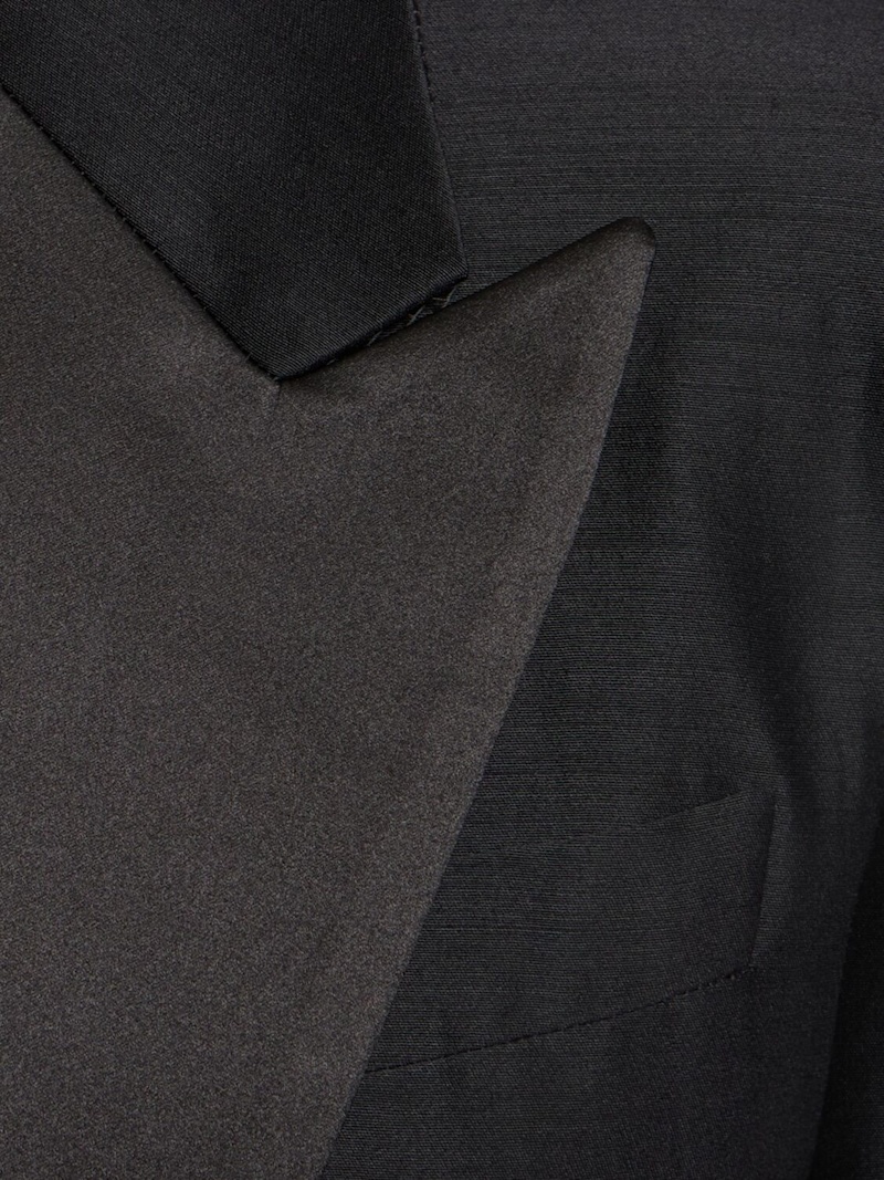 Dan statement silk & wool blazer - 5