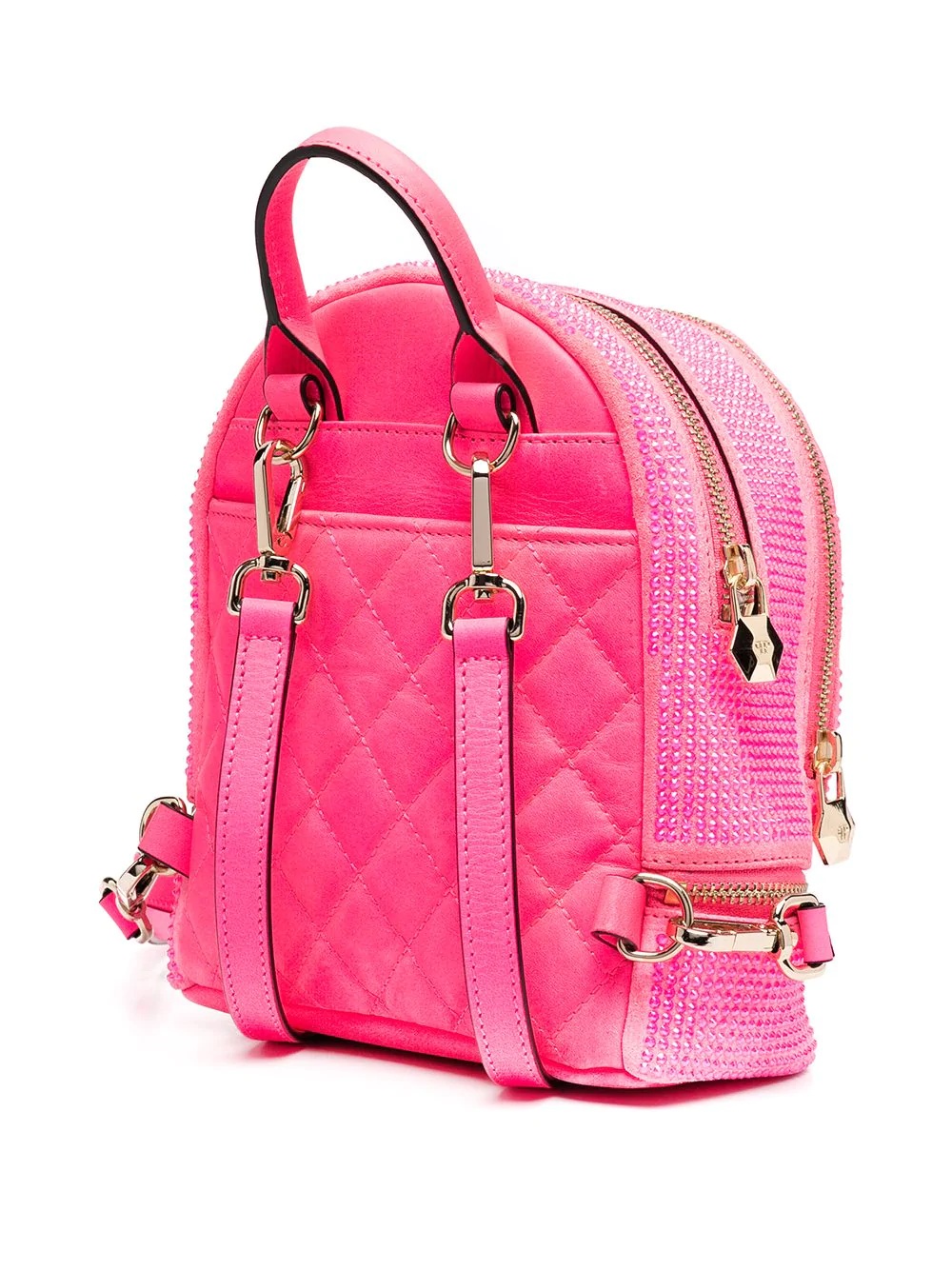 crystal-embellished backpack - 3