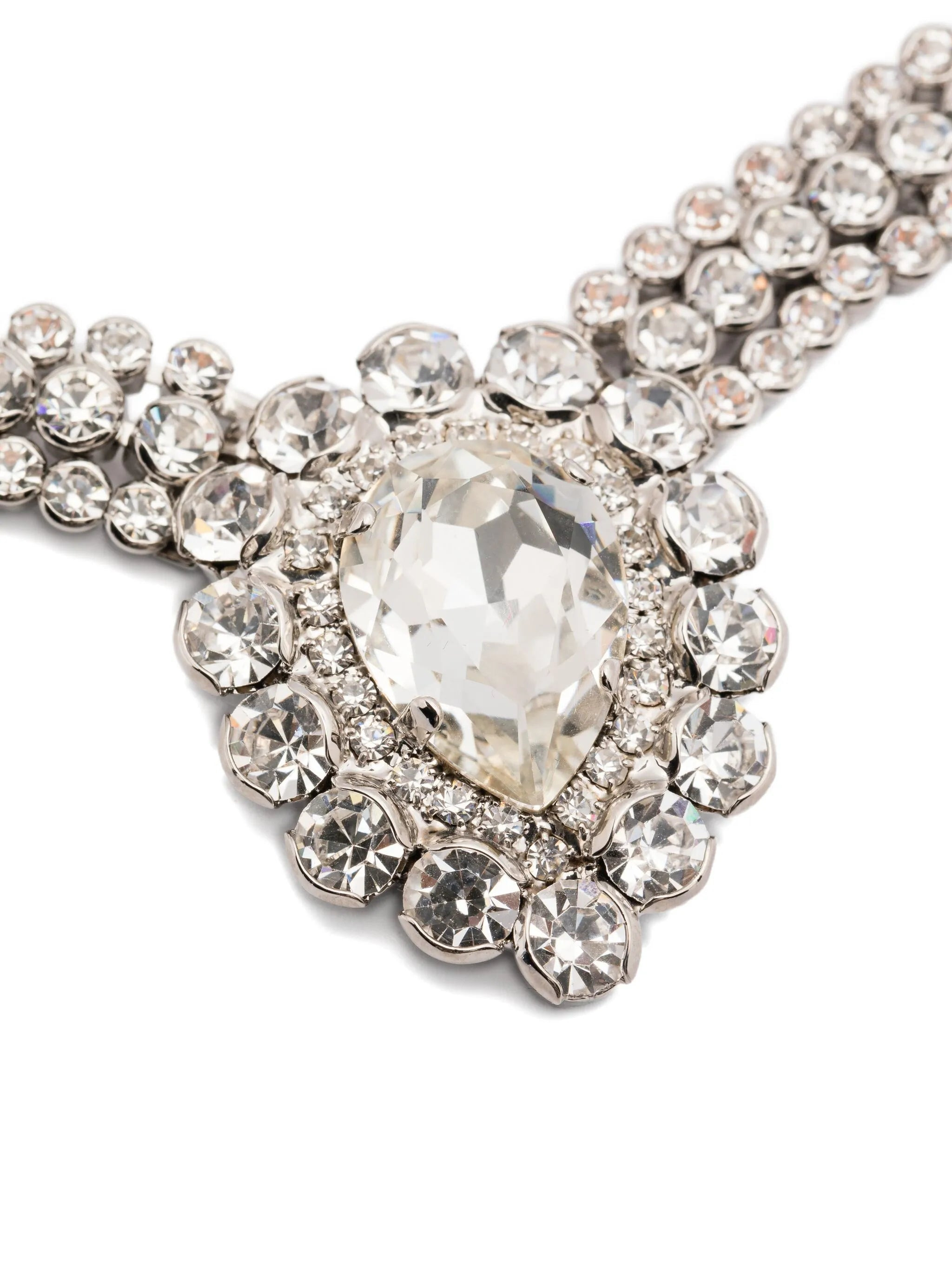 crystal-embellished necklace - 3
