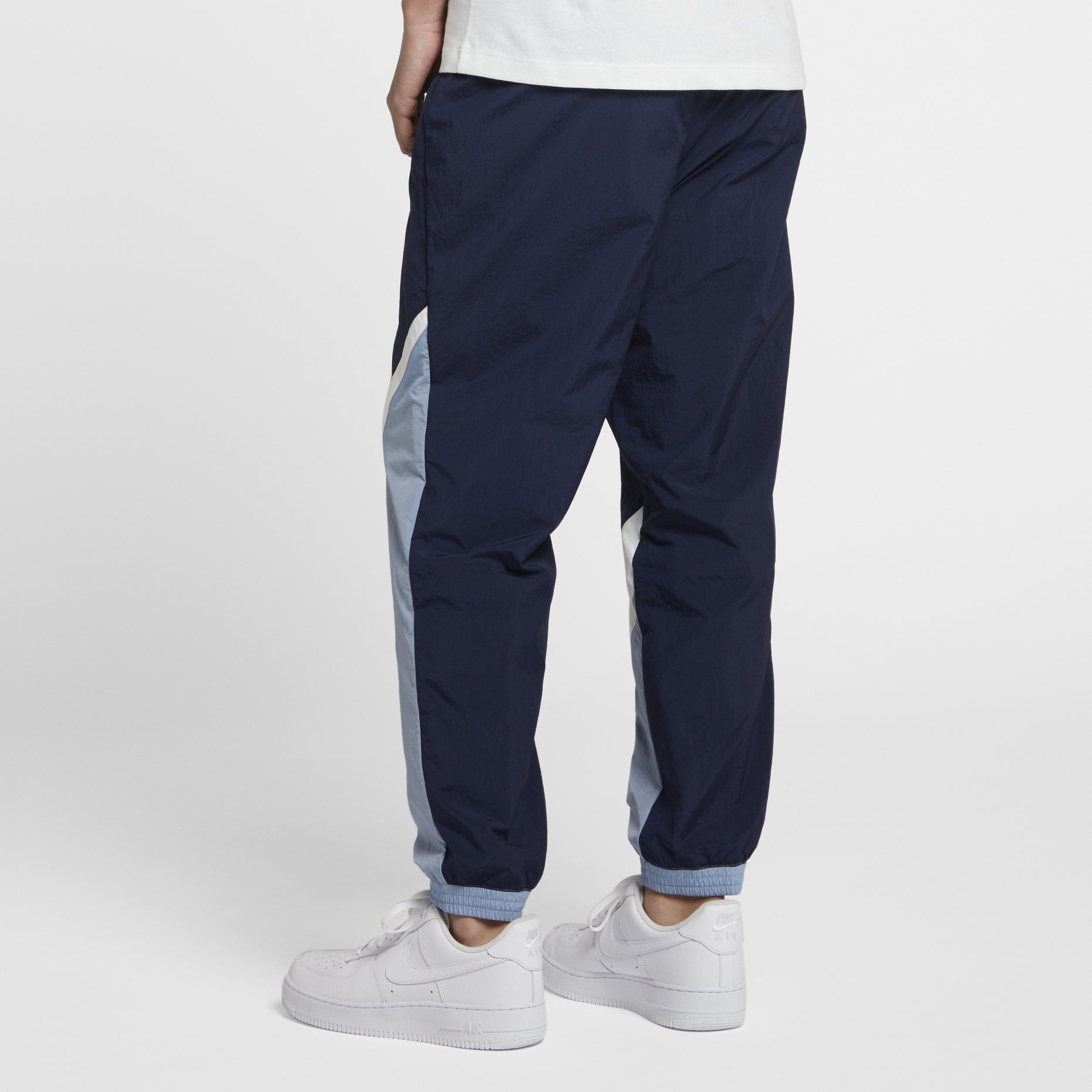 Men's Nike Large Sports Woven Blue Long Pants/Trousers AR9895-451 - 5