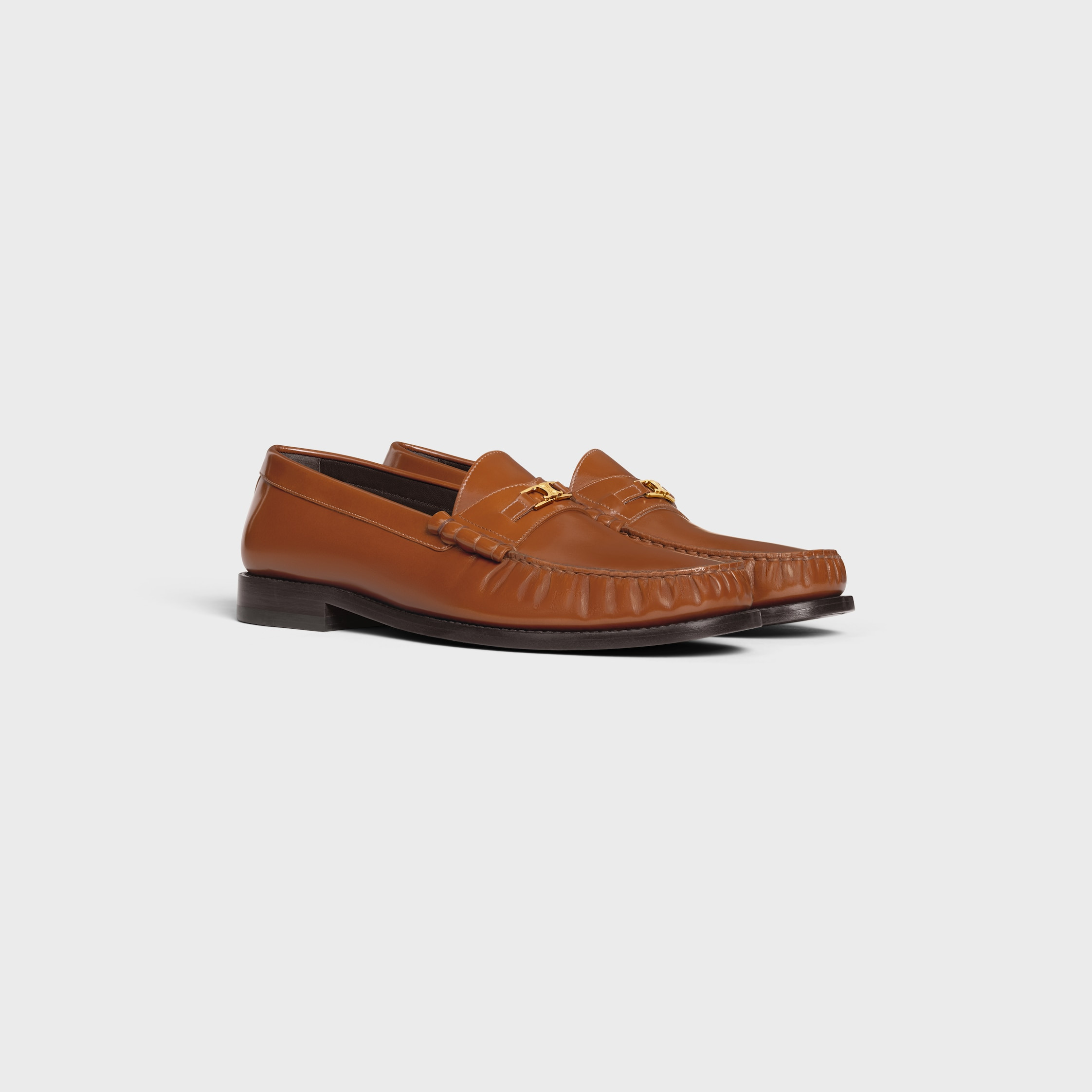 CELINE LUCO TRIOMPHE LOAFER IN POLISHED BULL - 2