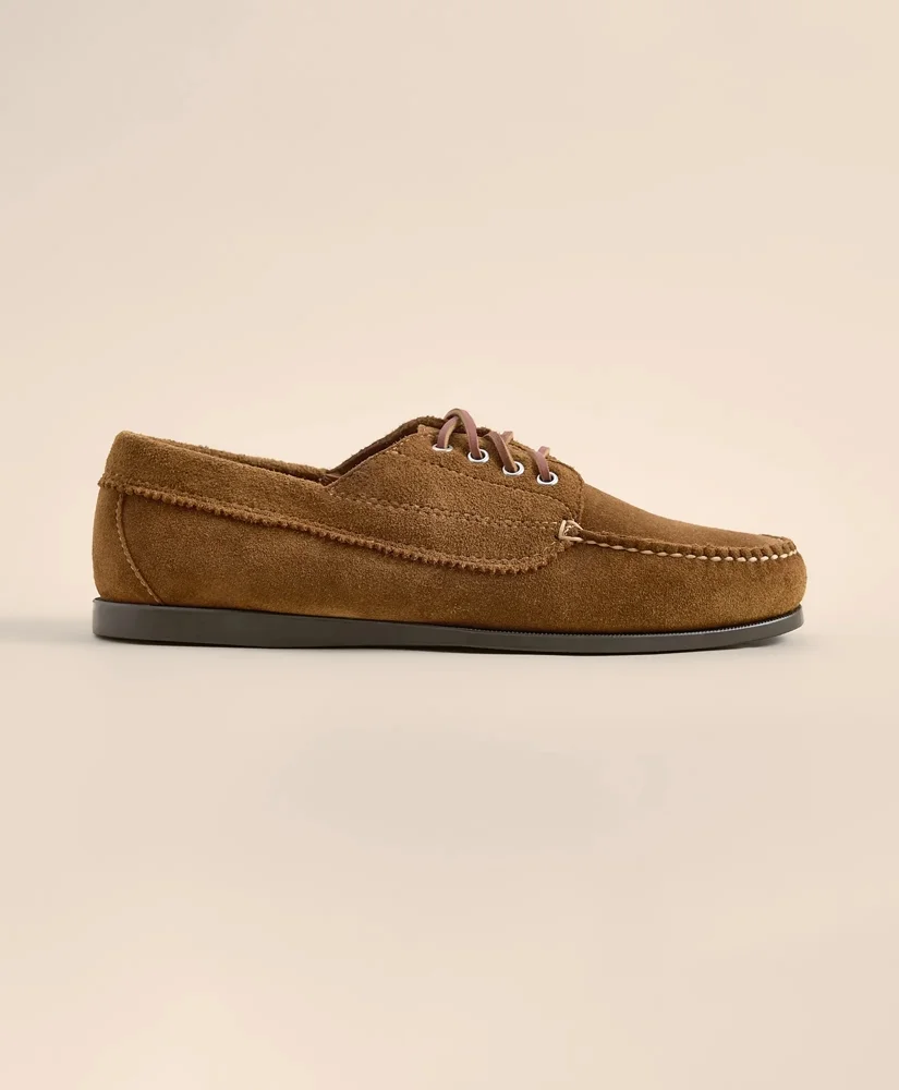 Suede Boat Shoes - 1