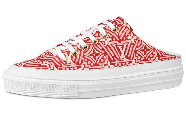 (WMNS) LOUIS VUITTON Crafty Stellar Mules 'Red White' 1A85NN - 2