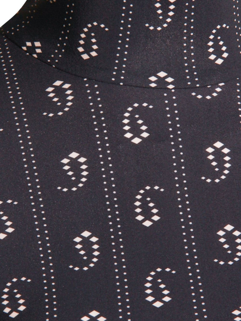 geometric-print turtleneck top 3