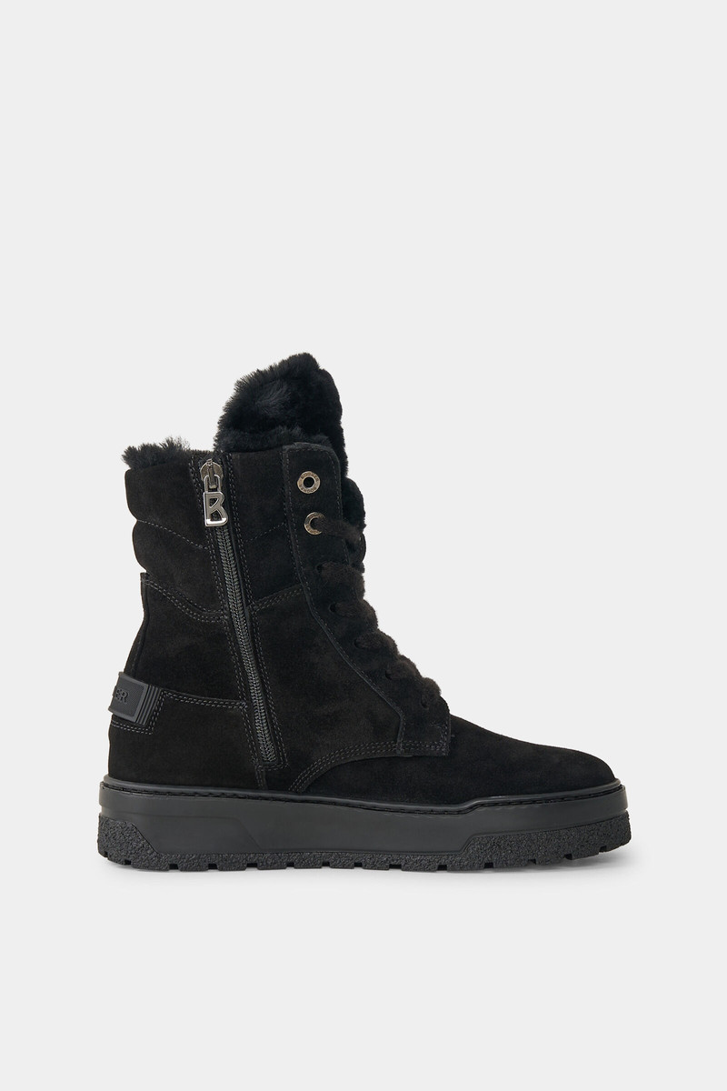 BOGNER Calgary lace-up boots with spikes in Black outlook