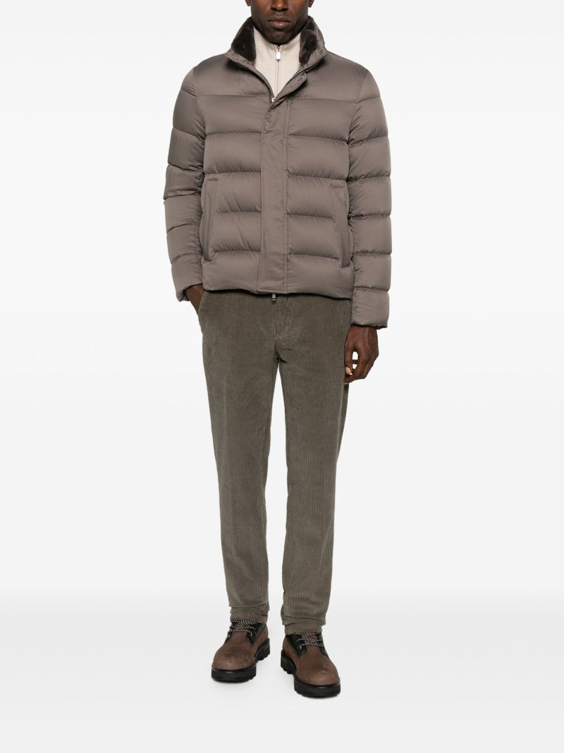 Herno quilted high-neck jacket outlook