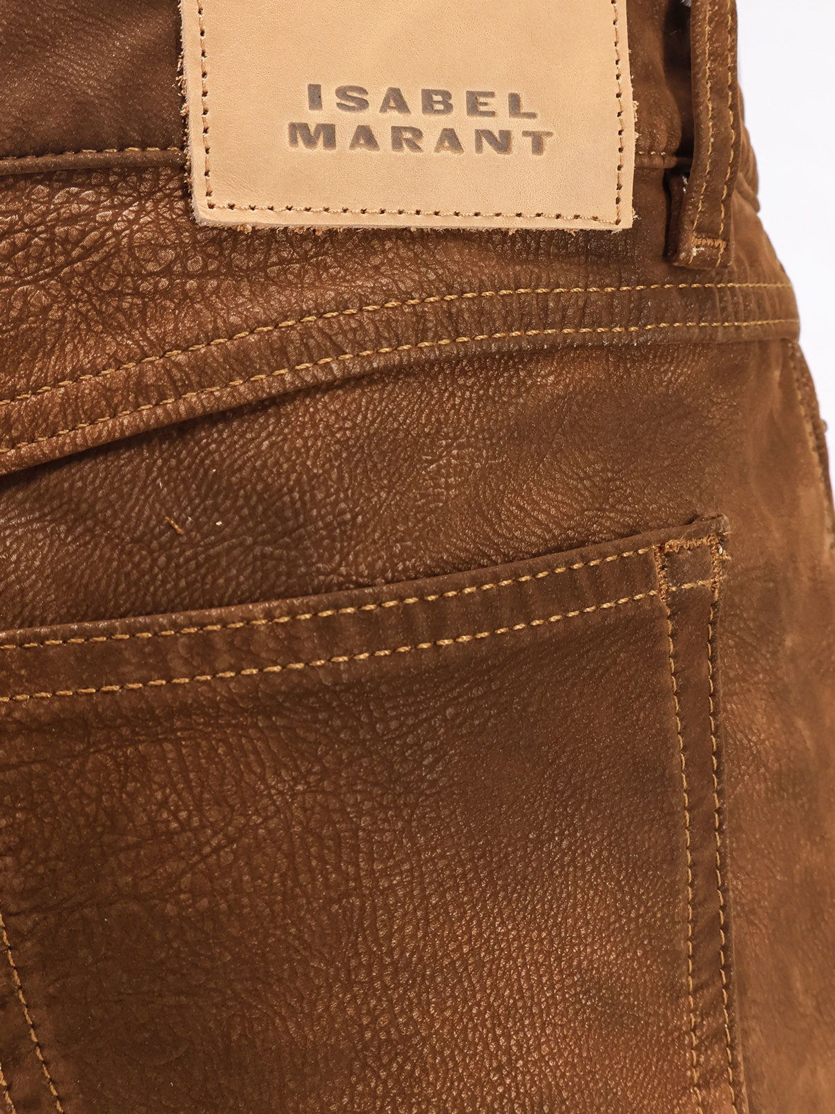KELSIE LEATHER-ALTERNATIVE MATERIAL TROUSERS - 3