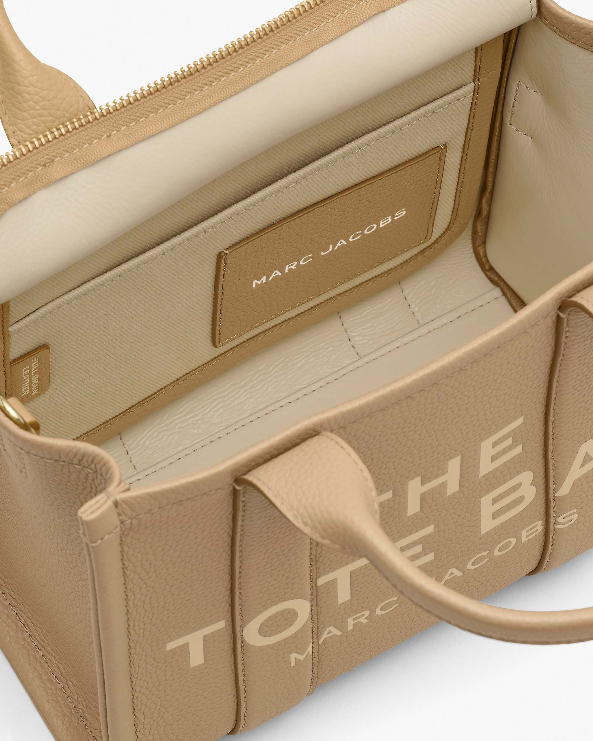 THE LEATHER SMALL TOTE BAG - 7