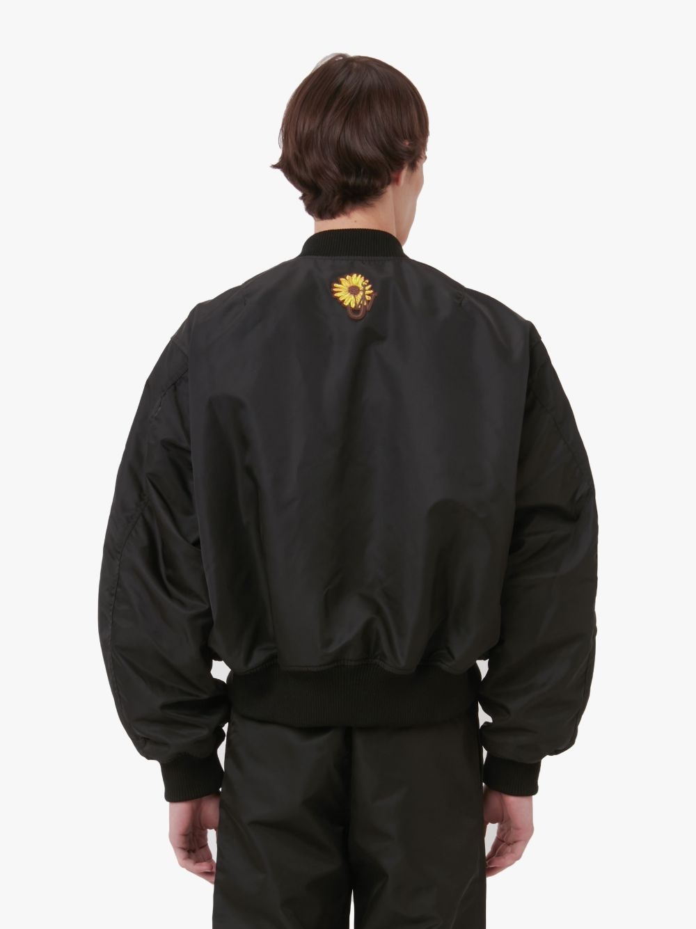 CURVED HEM BOMBER JACKET - 3