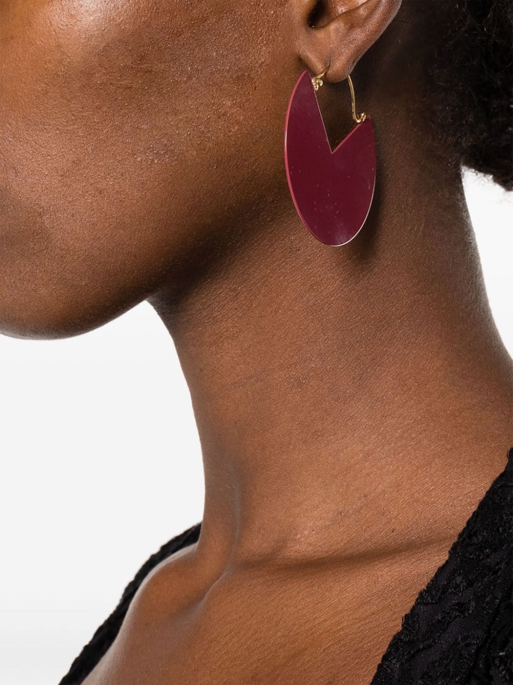 90Âº two-tone drop earrings - 2