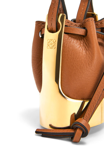 Loewe Balloon bag necklace in calfskin and brass outlook