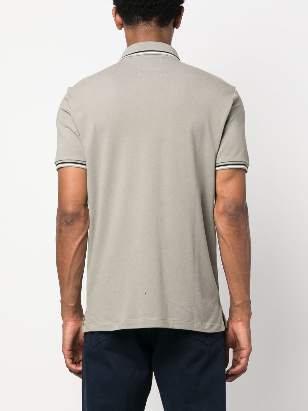 logo-embroidered polo shirt - 4