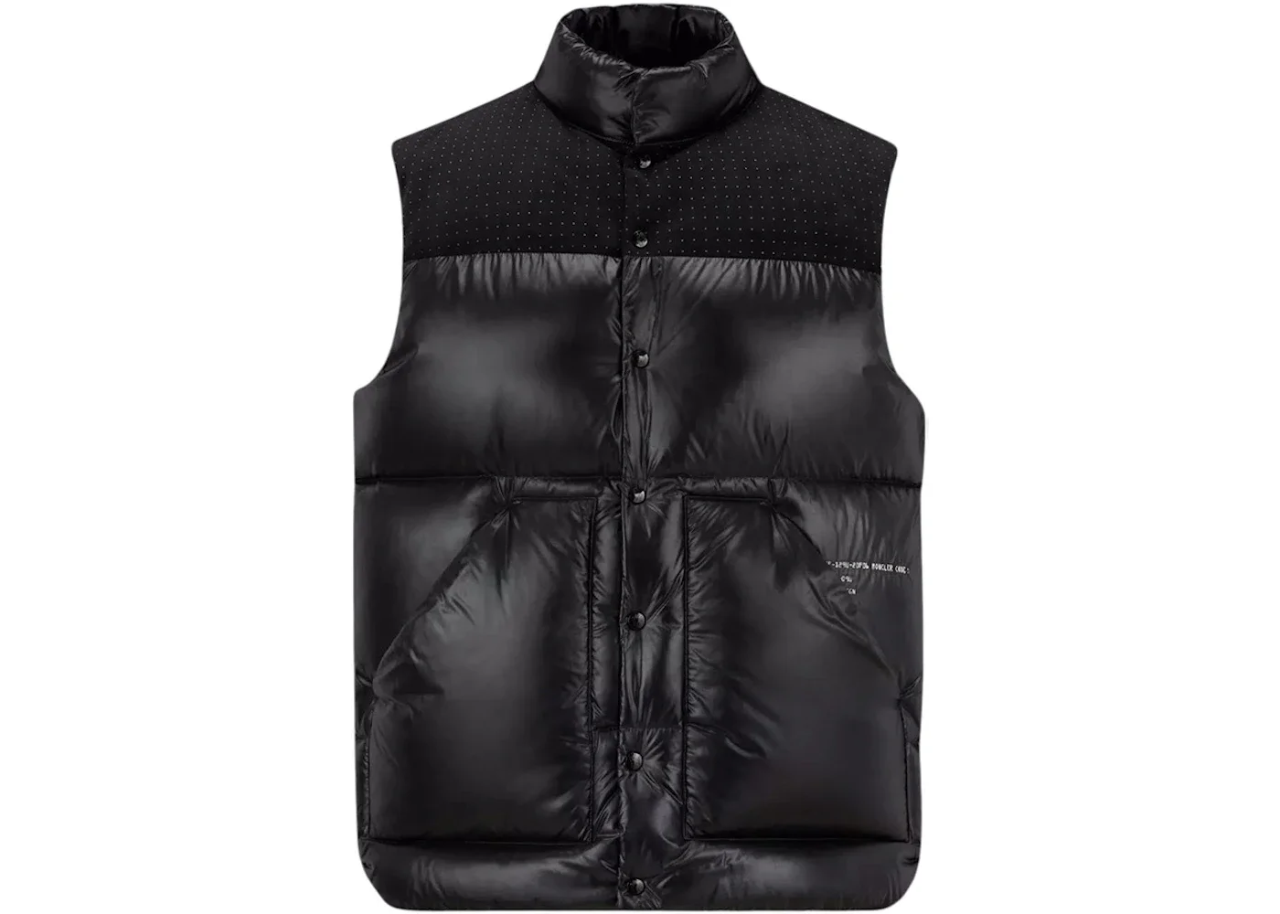 Moncler Hiroshi Fujiwara x Fragment Osten Down Vest Black - 1