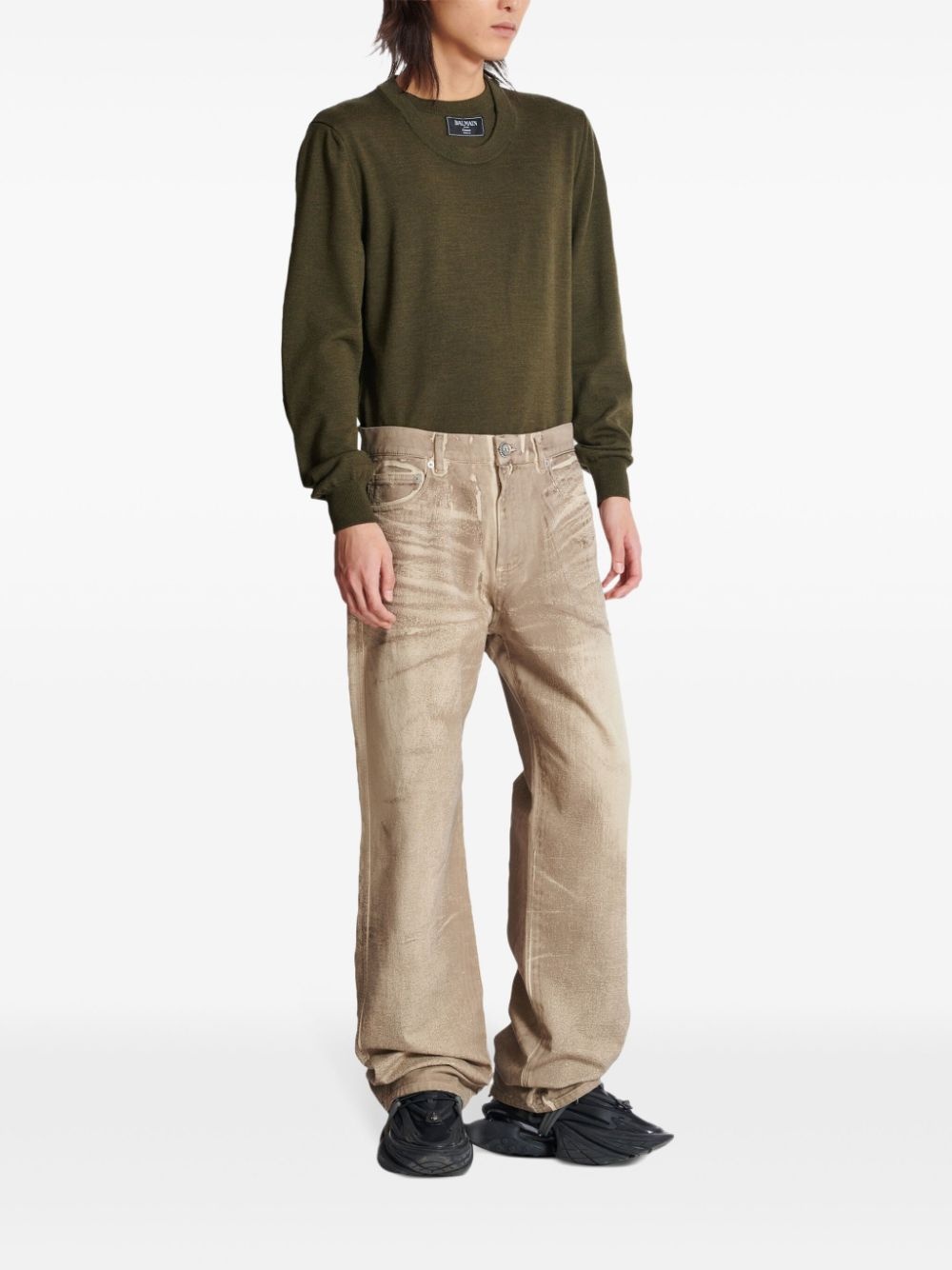 garment-dyed jeans - 3