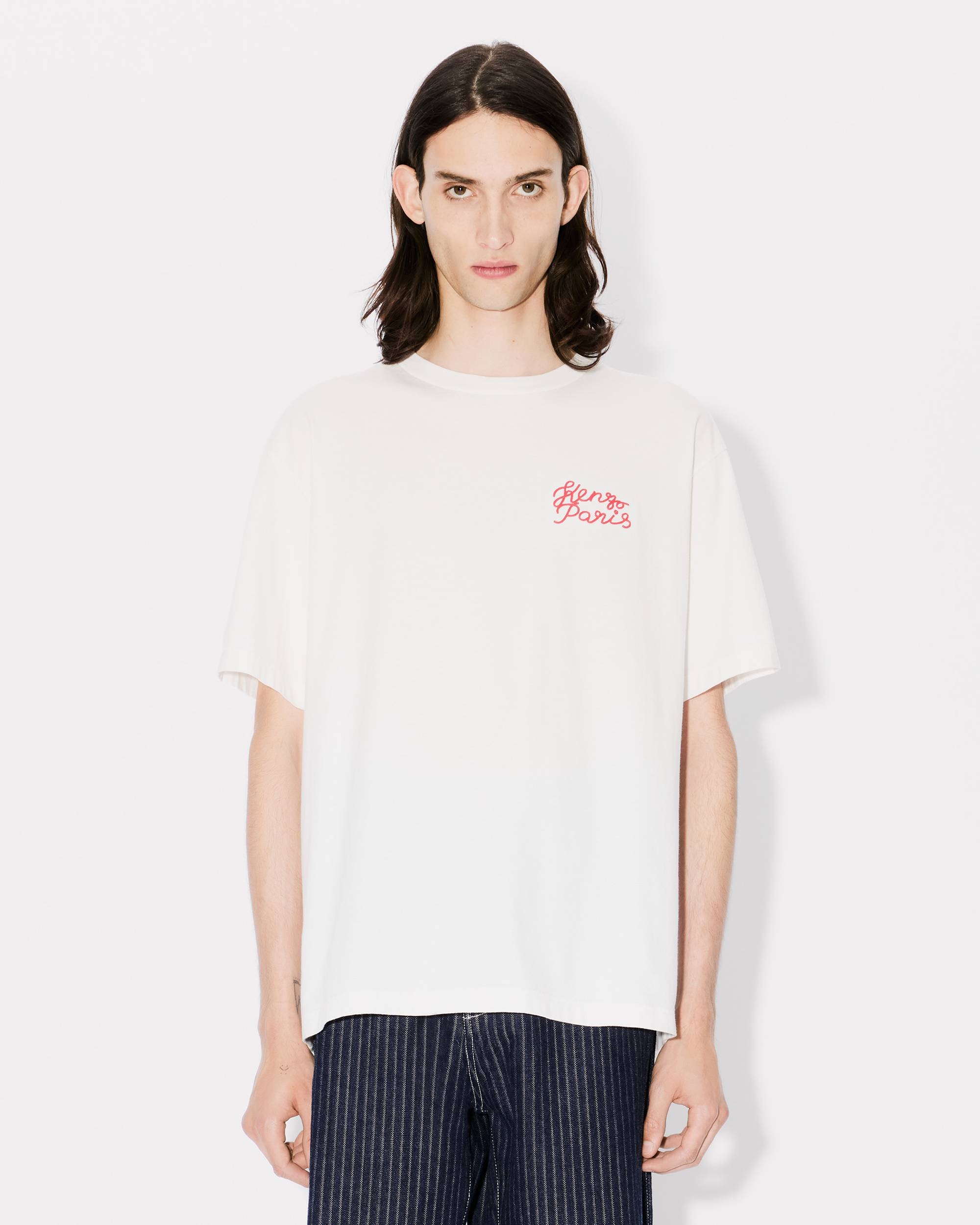 'KENZO Heart' oversized embroidered T-shirt - 8